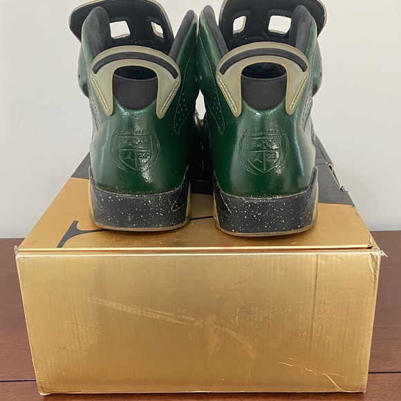 Air Jordan 6 Retro Sz 11.5 Athletic Shoes Champagne & Gr - Picture 4 of 16